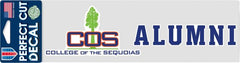 College of the Sequoias Alumni 3'' x 10'' Perfect Cut Decal