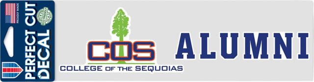 College of the Sequoias Alumni 3'' x 10'' Perfect Cut Decal