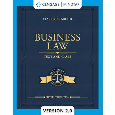 MindTapV2.0 for Clarkson/Miller's Business Law: Text &amp; Cases, 1 term Instant Access
