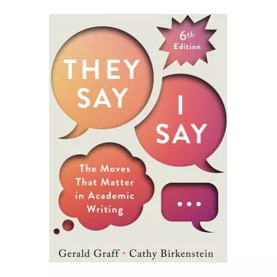 They Say / I Say with Online Resources (Printed Registration Card)