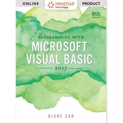 MindTap Programming, 1 term (6 months) Instant Access for Zak's Programming with Microsoft Visual Basic 2017